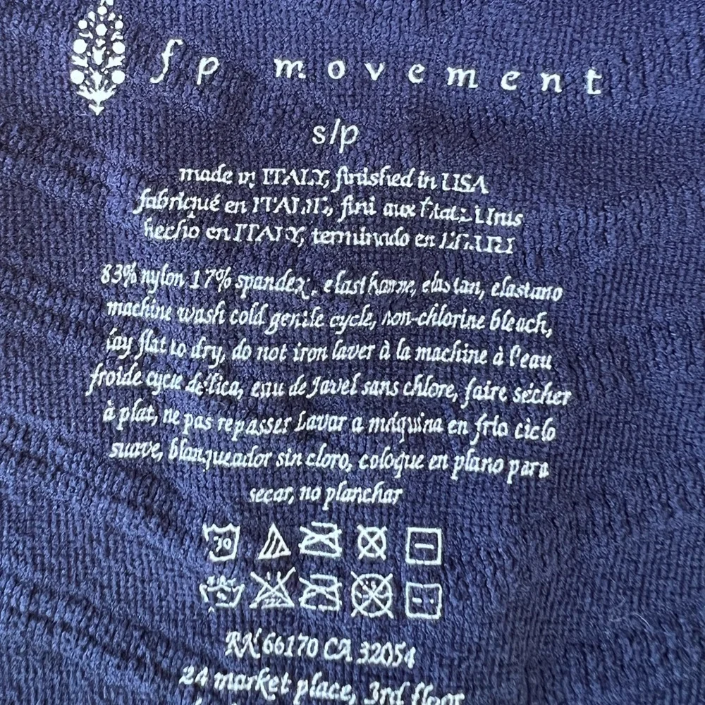 💥NWT FP Movement Gone Adrift Crop Top Blue Size XS / S